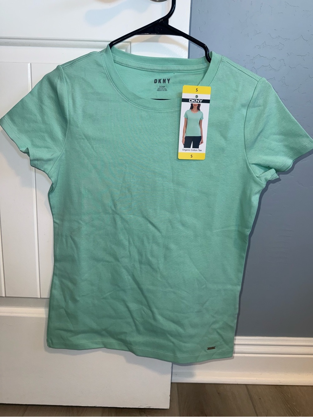 DKNY Mint Green Short Sleeve Crew Tee